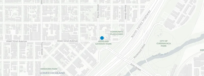 Map showing location of Avanti F&B, a collective eatery