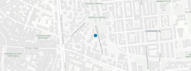 Map showing location of Savhotel Aemilia Bologna