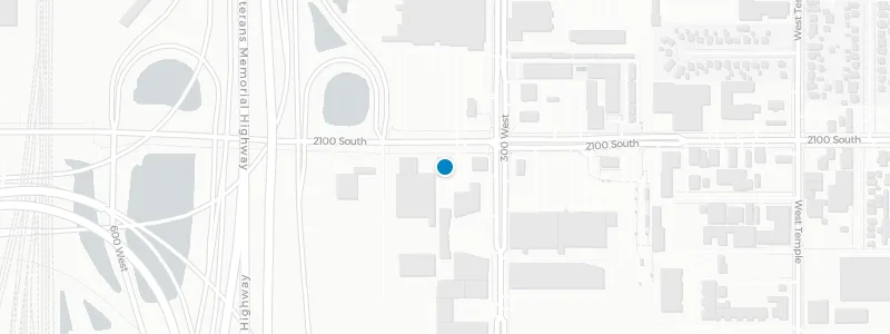 Map showing location of Grid City Beer Works