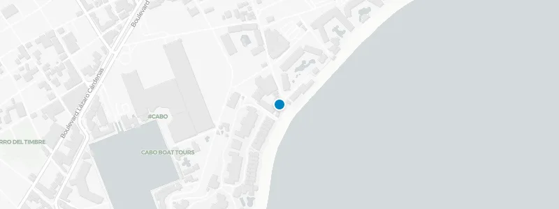 Map showing location of Baja Brewing Rooftop Cantina
