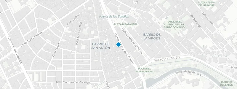 Map showing location of B-Heaven at Barceló Carmen