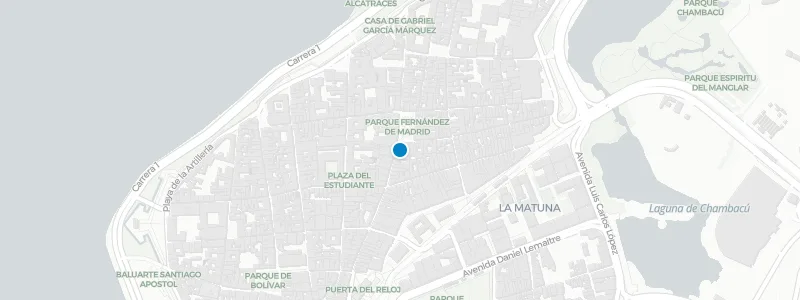 Map showing location of Townhouse Rooftop