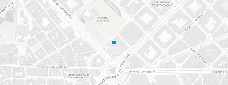 Map showing location of 11 Nudos Barcelona