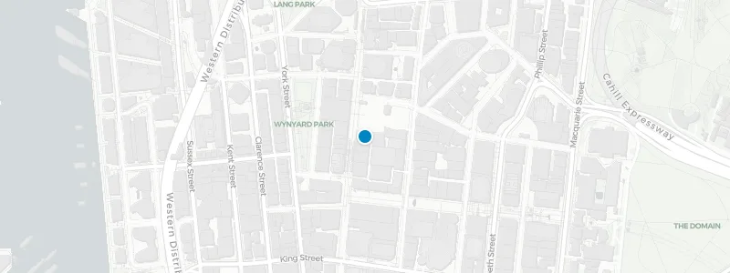 Map showing location of Jimmy's Rooftop