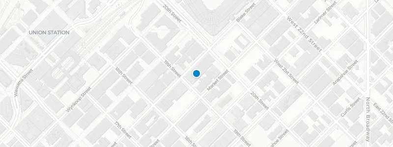 Map showing location of Tap Fourteen Rooftop Beer Garden