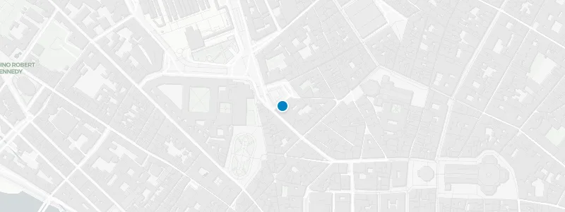Map showing location of B-Roof at Hotel Baglioni