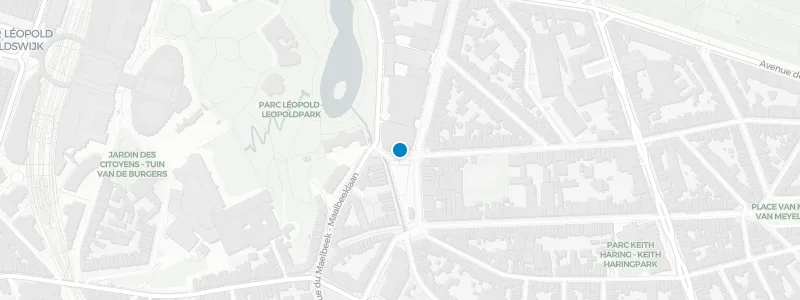 Map showing location of The Roof by The 1040
