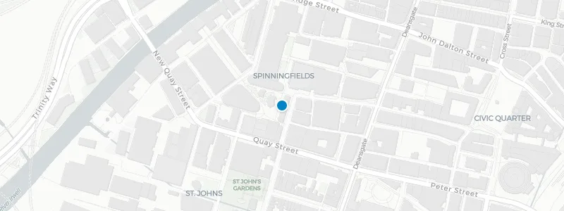 Map showing location of The Ivy Roof Garden