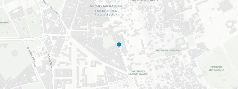 Map showing location of Koulchi Zine