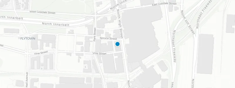 Map showing location of Novak's Tavern & Patio