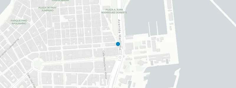 Map showing location of IBEX Rooftop Bar