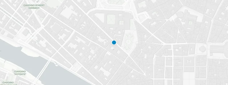 Map showing location of American Bar at Hotel Croce di Malta