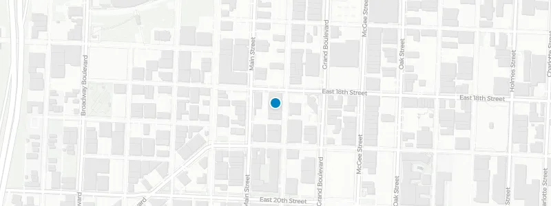 Map showing location of The Mercury Room