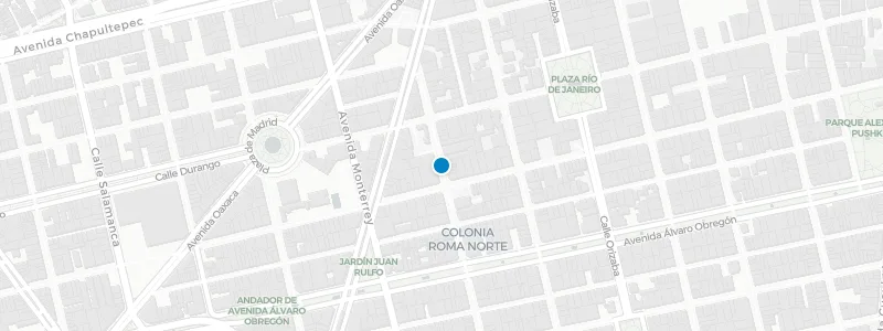 Map showing location of Bacanora Terraza