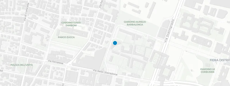 Map showing location of Savhotel Fiera Bologna