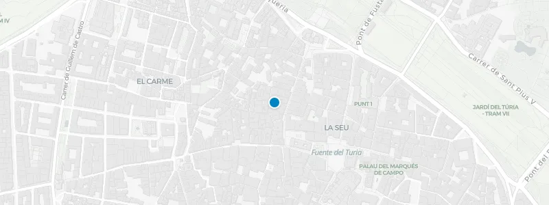 Map showing location of Blanq Carmen’s Rooftop