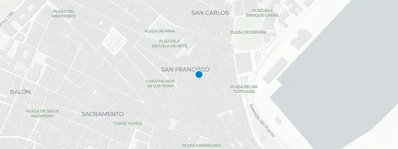 Map showing location of Mirador Chill Out Bar Rooftop