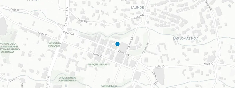 Map showing location of La Deriva