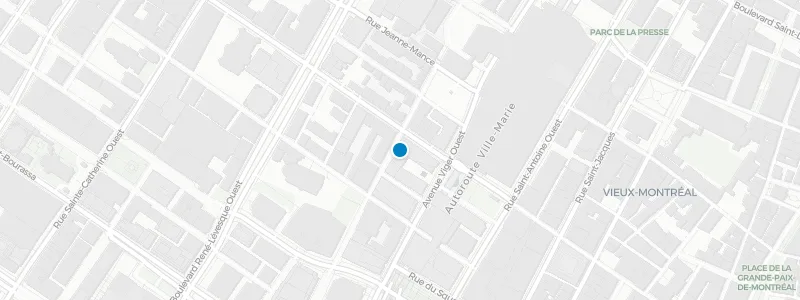 Map showing location of Terrasse Alizé