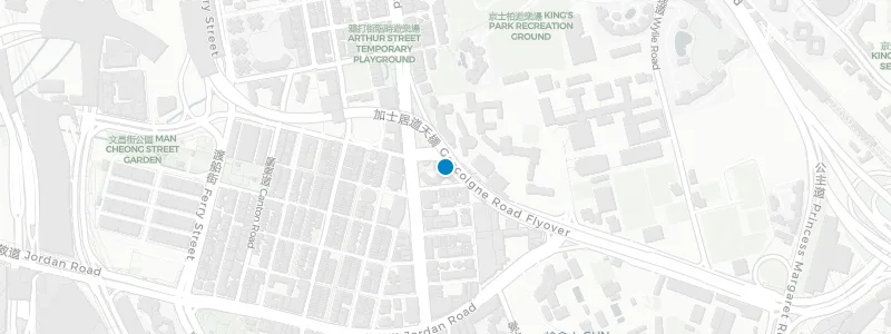 Map showing location of Terrible Baby