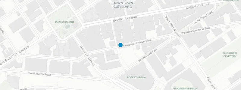 Map showing location of Rooftop Bar & Lounge at RED Downtown