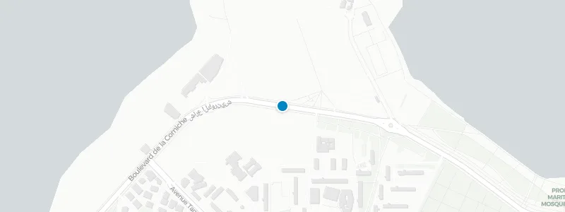 Map showing location of Sky Bar Casablanca