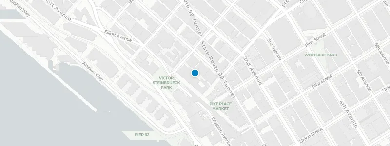 Map showing location of The Pink Door