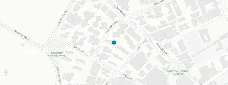 Map showing location of Artistry JHB