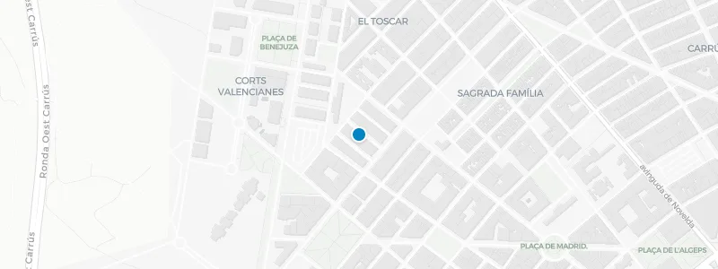 Map showing location of Hospes Amérigo Alicante