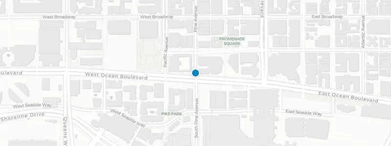 Map showing location of BO-beau kitchen + roof tap