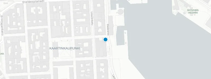 Map showing location of Palace Restaurant