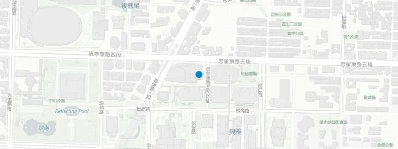 Map showing location of W Taipei