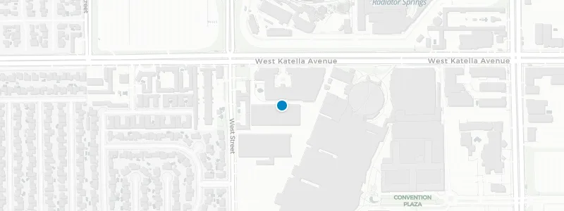 Map showing location of RISE Rooftop Lounge