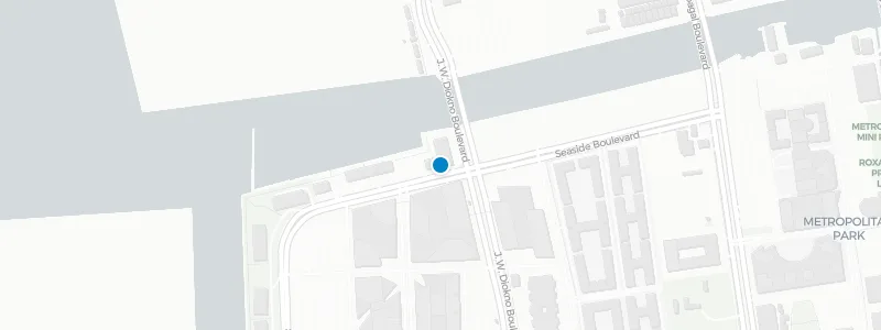 Map showing location of Encaramada Rooftop Bar