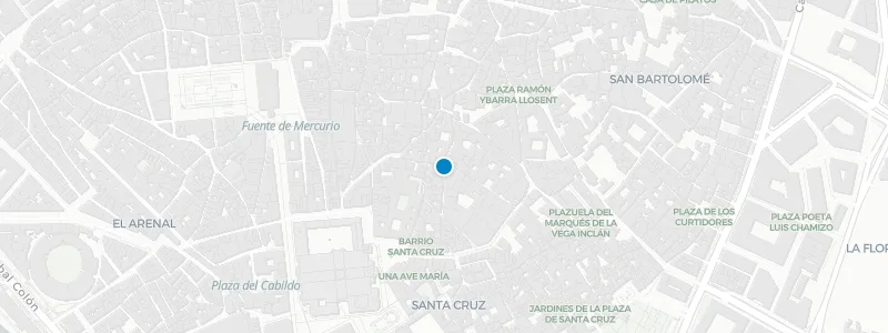 Map showing location of La Giralda at Eurostars Sevilla Boutique