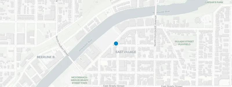 Map showing location of Red Lion Pub
