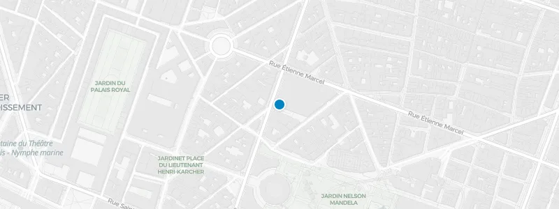 Map showing location of Madame Rêve Rooftop