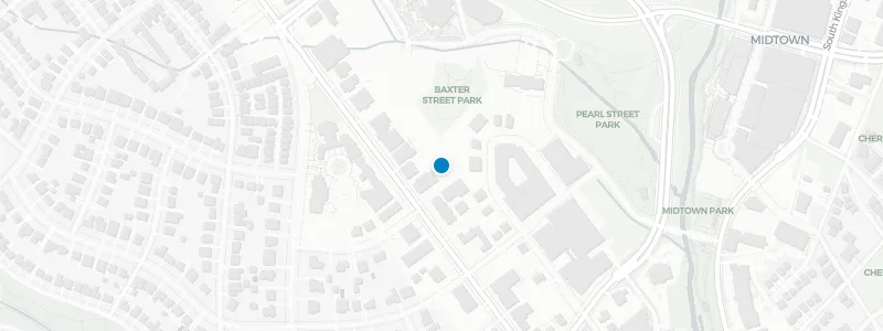 Map showing location of Aura Rooftop