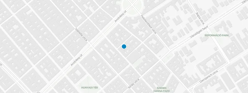 Map showing location of Aria Hotel Budapest
