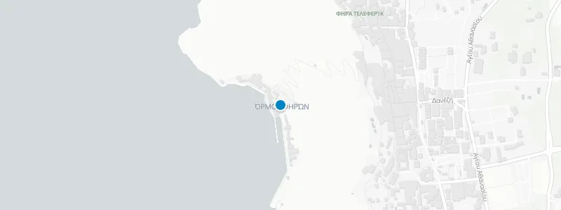 Map showing location of Caldera Restaurant & Bar