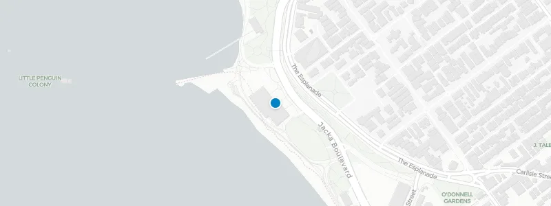 Map showing location of Captain Baxter