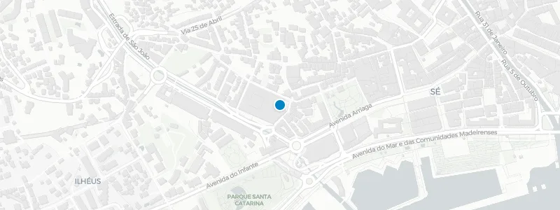 Map showing location of 360º Bar at The Vine Hotel