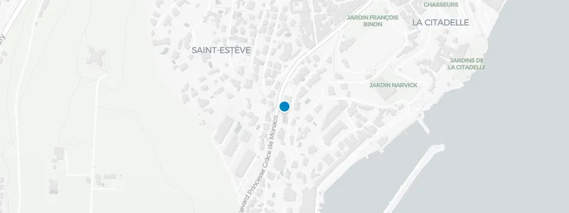 Map showing location of Le Restaurant & Le Bar at Hôtel le Versailles