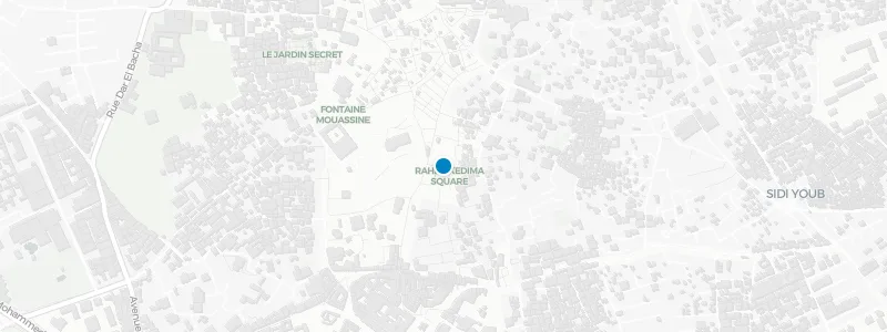 Map showing location of Café Des Épices