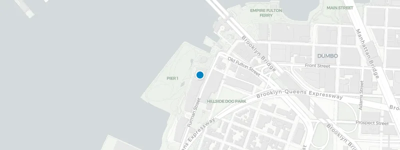 Map showing location of Harriet's Rooftop