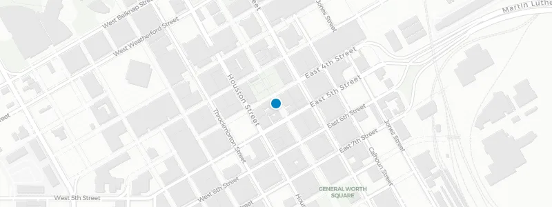 Map showing location of The Sinclair Rooftop