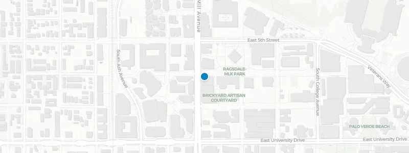 Map showing location of CASA
