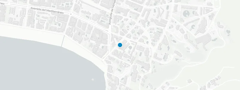 Map showing location of La Terrasse Benidorm