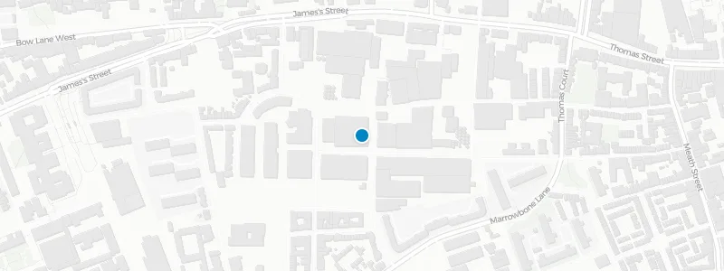 Map showing location of Gravity Bar at Guinness Storehouse