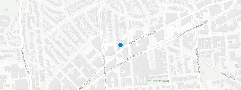 Map showing location of Wilson Hardware